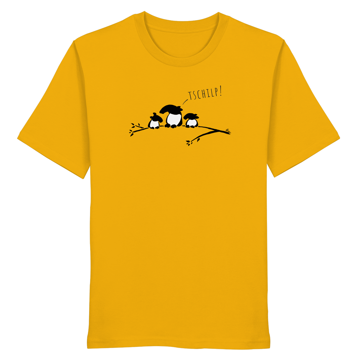 Drei kleine Tapir-Vögel - Organic Shirt