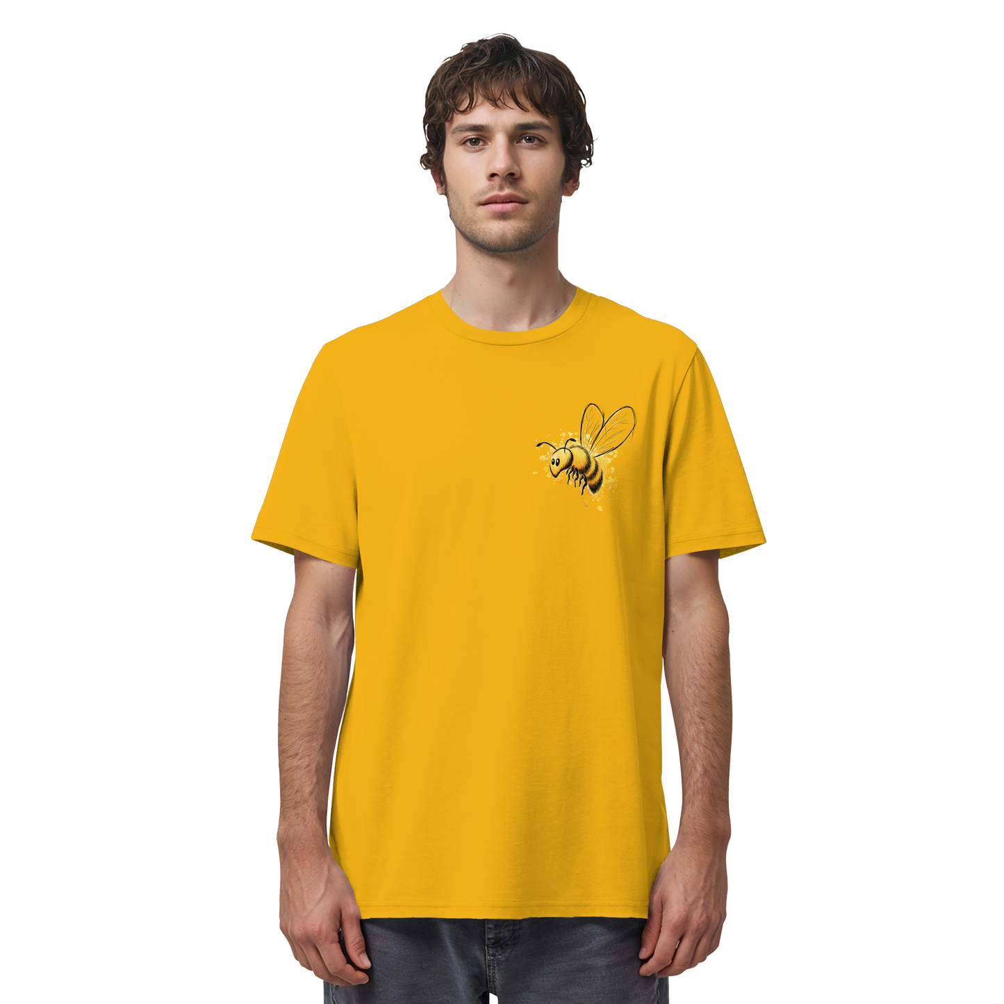 Lässige kleine Honig-Biene - Organic Shirt