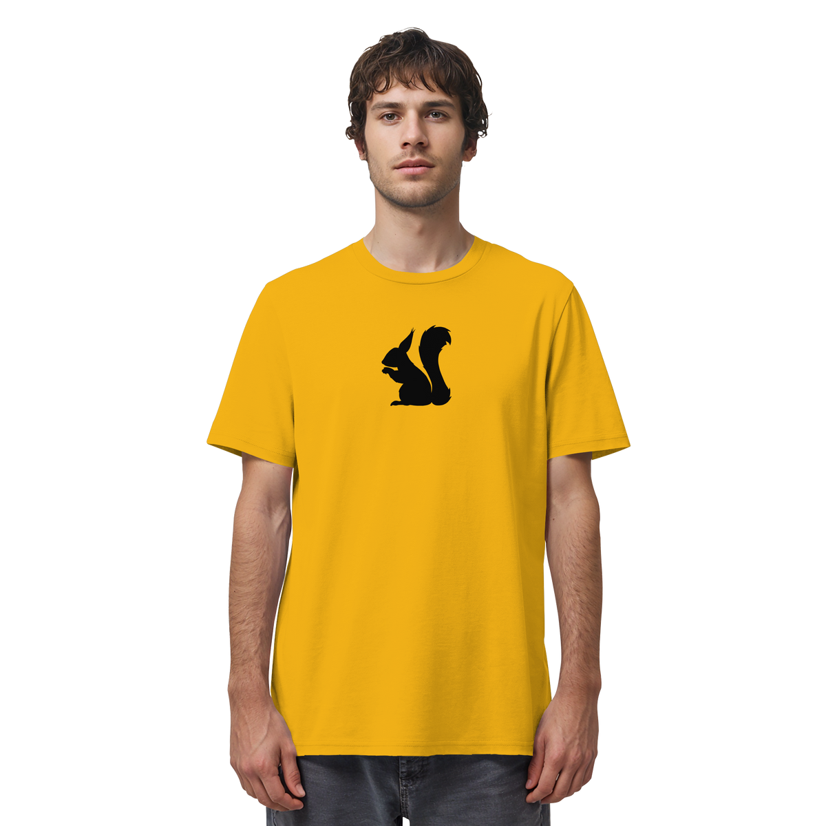 Eichhörnchen Silhouette - Organic Shirt