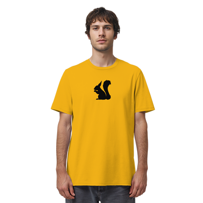 Eichhörnchen Silhouette - Organic Shirt