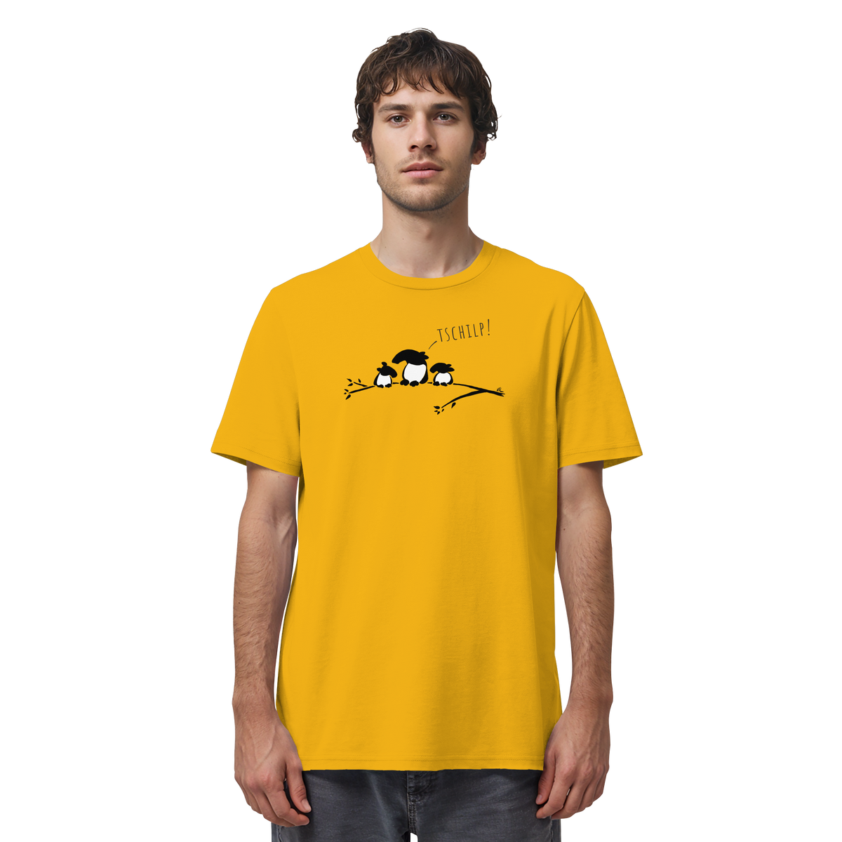 Drei kleine Tapir-Vögel - Organic Shirt