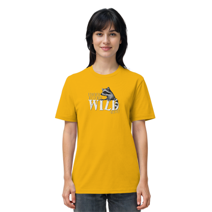 Bisschen wild heute! Waschbär - Organic Shirt