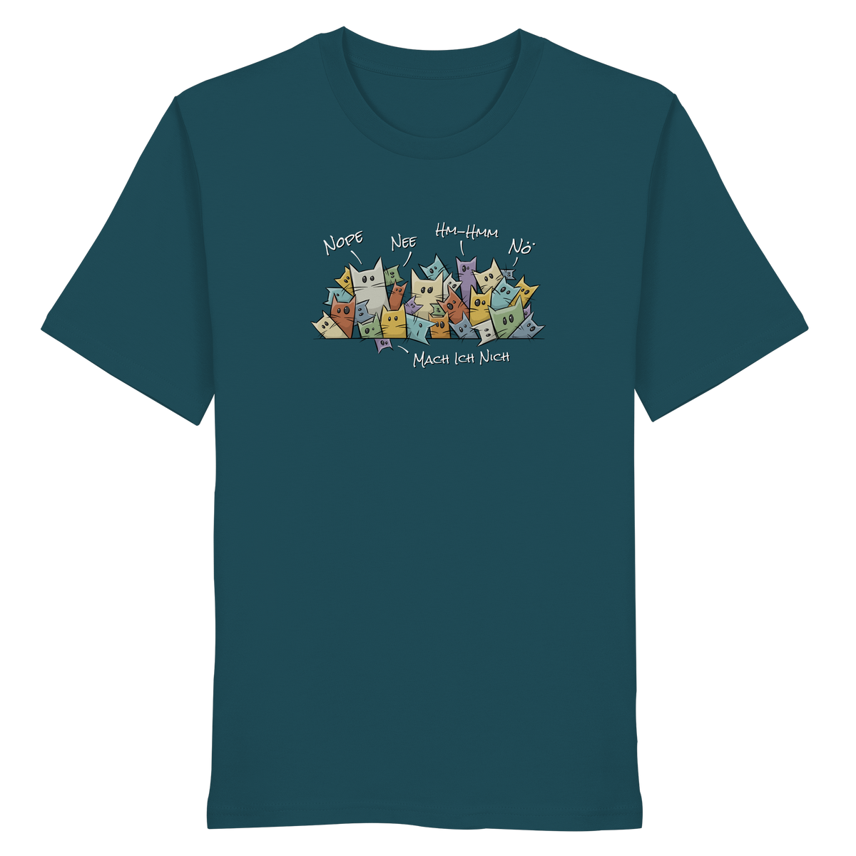 Nope, Nee, Nö Katzen - Organic Shirt