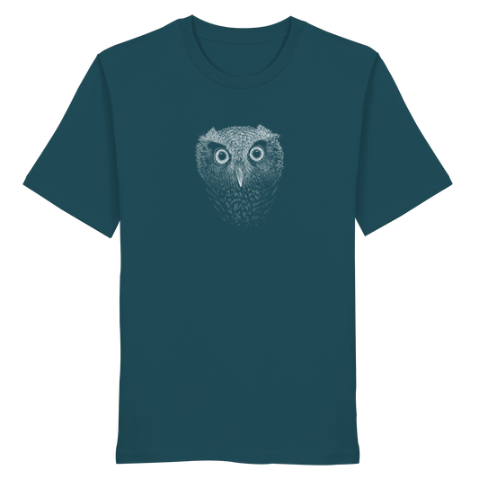 Eule Kritzelkunst Illustration - Organic Shirt