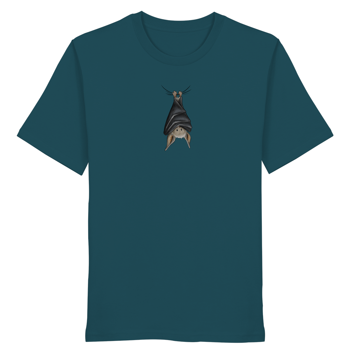 Lustig chillende Fledermaus - Organic Shirt