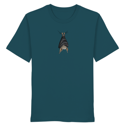 Lustig chillende Fledermaus - Organic Shirt
