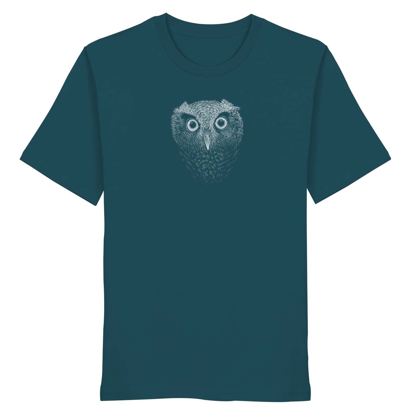 Eule Kritzelkunst Illustration - Organic Shirt