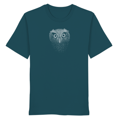 Eule Kritzelkunst Illustration - Organic Shirt