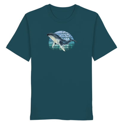 Retro Unterwasser Buckelwal - Organic Shirt