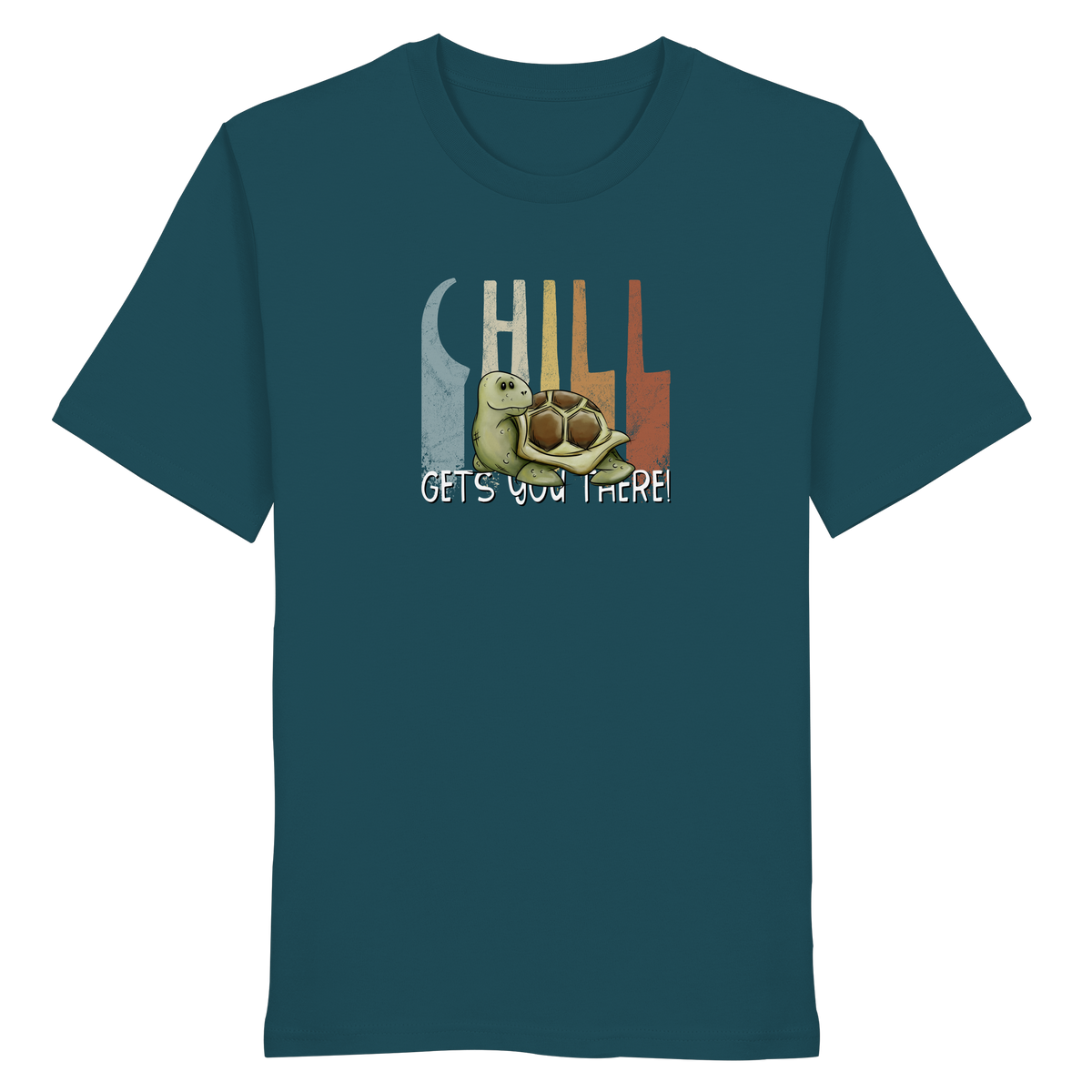Gechillt gemütliche Schildkröte - Organic Shirt
