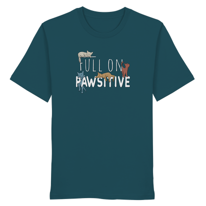 Full On Pawsitive! Gechillte Katzen - Organic Shirt