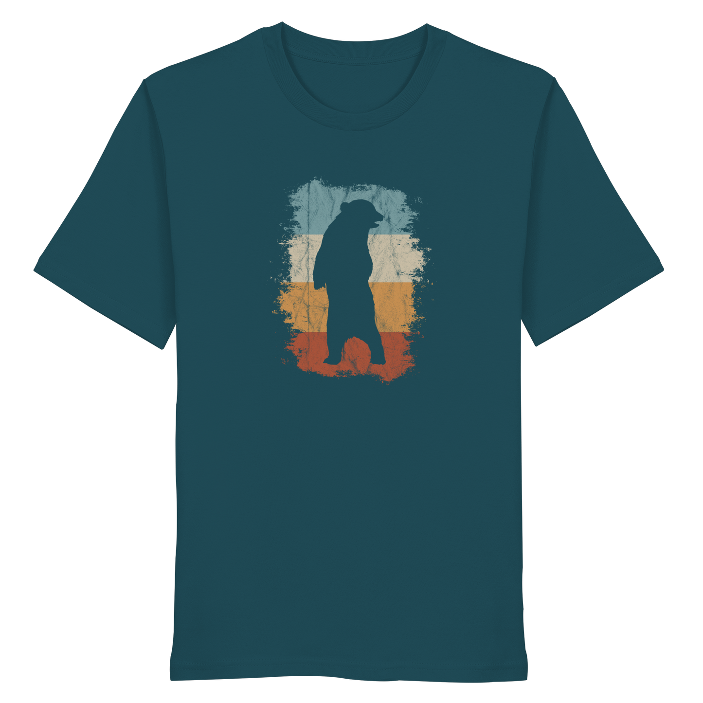 Retro Bären-Silhouette - Organic Shirt