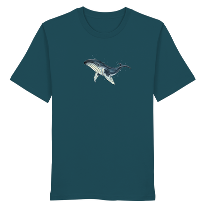 Tiefsee Ozean-Riese Buckelwal - Organic Shirt