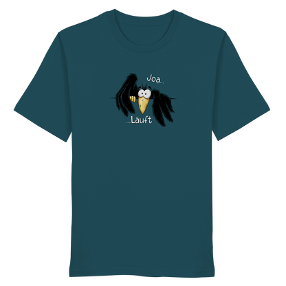 Joa Läuft Krähe gechillter Rabe - Organic Shirt