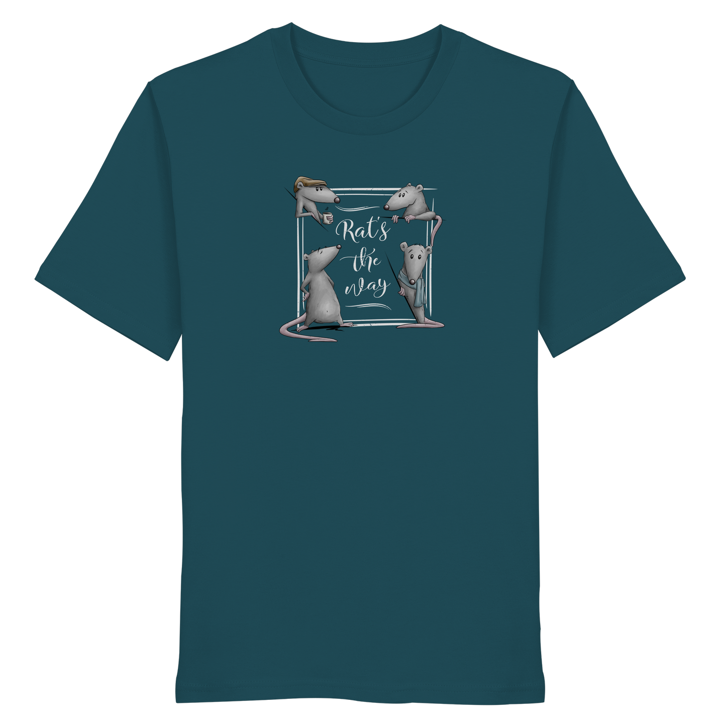 Rat’s The Way Kaffeehaus Ratten - Organic Shirt
