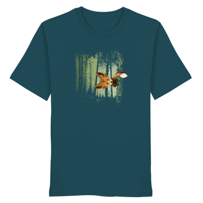 Fuchs im Zwielicht-Wald - Organic Shirt