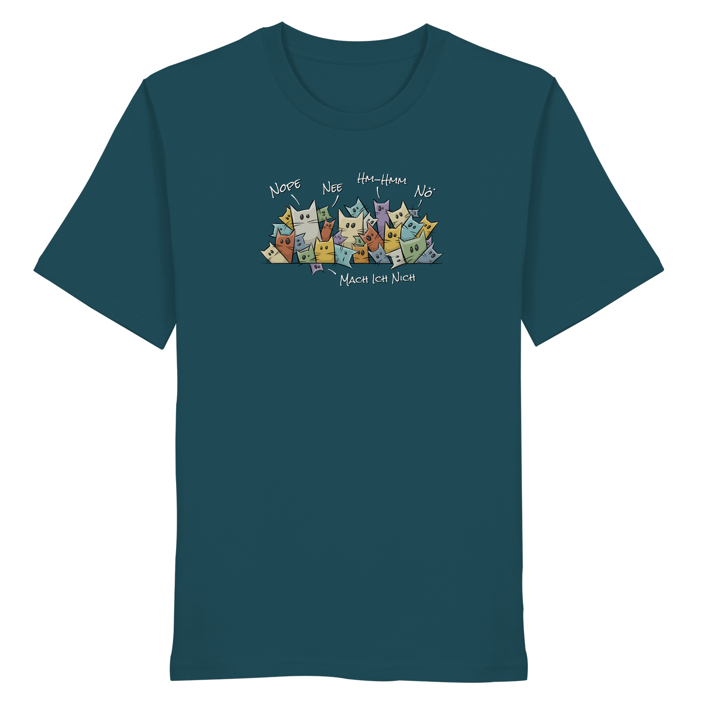 Nope, Nee, Nö Katzen - Organic Shirt