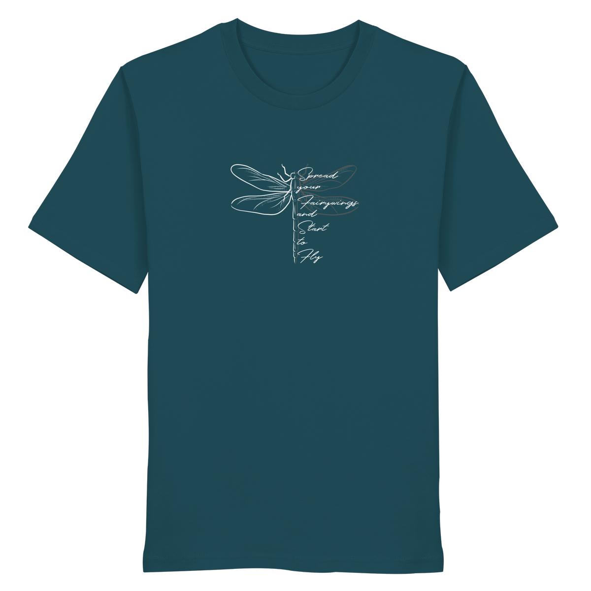 Breite die Flügel aus und flieg los | Libelle - Organic Shirt