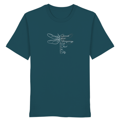 Breite die Flügel aus und flieg los | Libelle - Organic Shirt