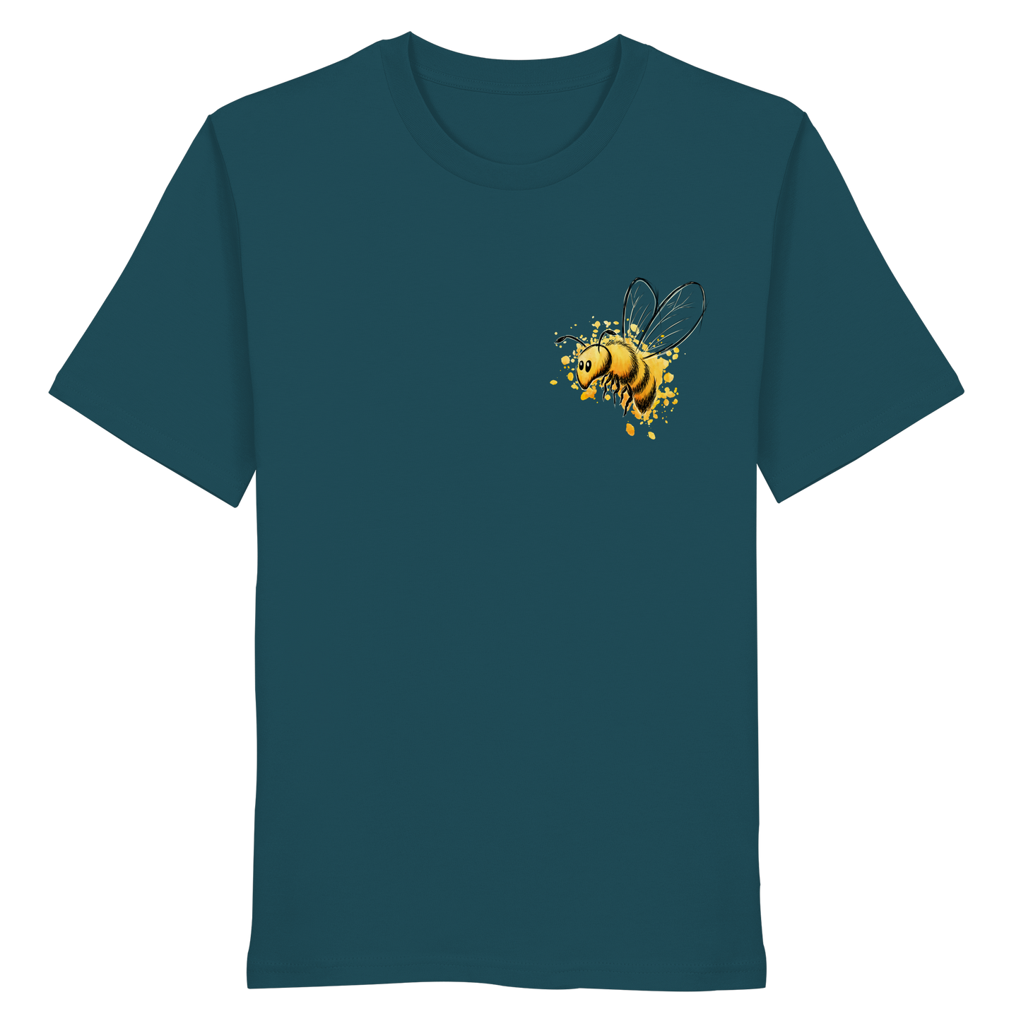 Lässige kleine Honig-Biene - Organic Shirt