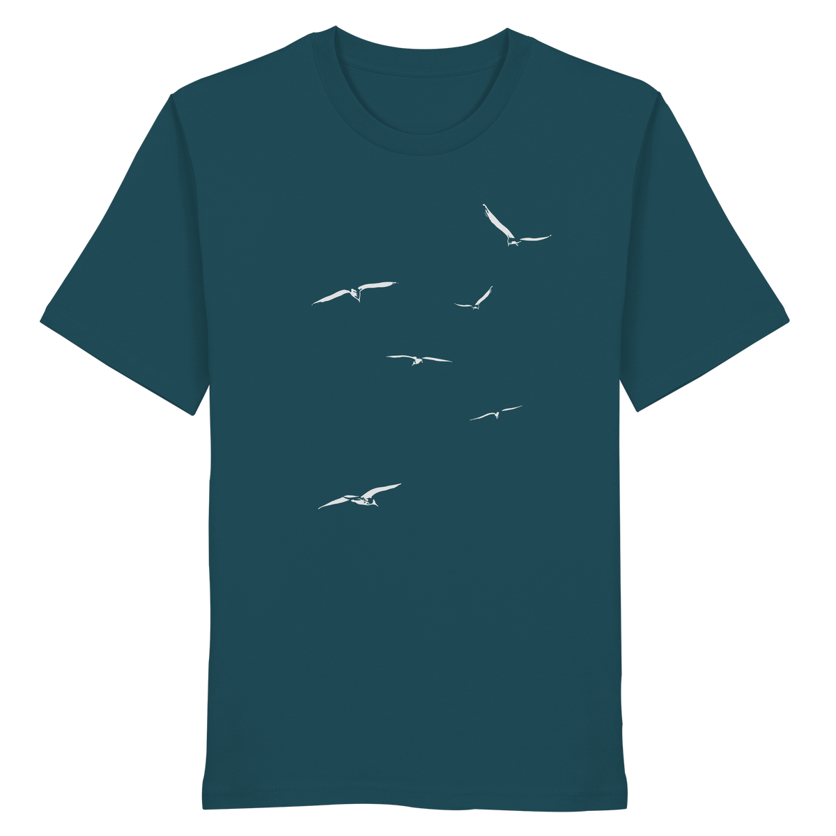Vogelschwarm – Traum vom Fliegen - Organic Shirt