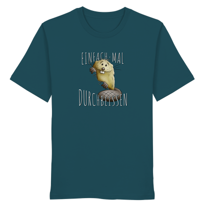Einfach mal Durchbeissen Biber - Organic Shirt