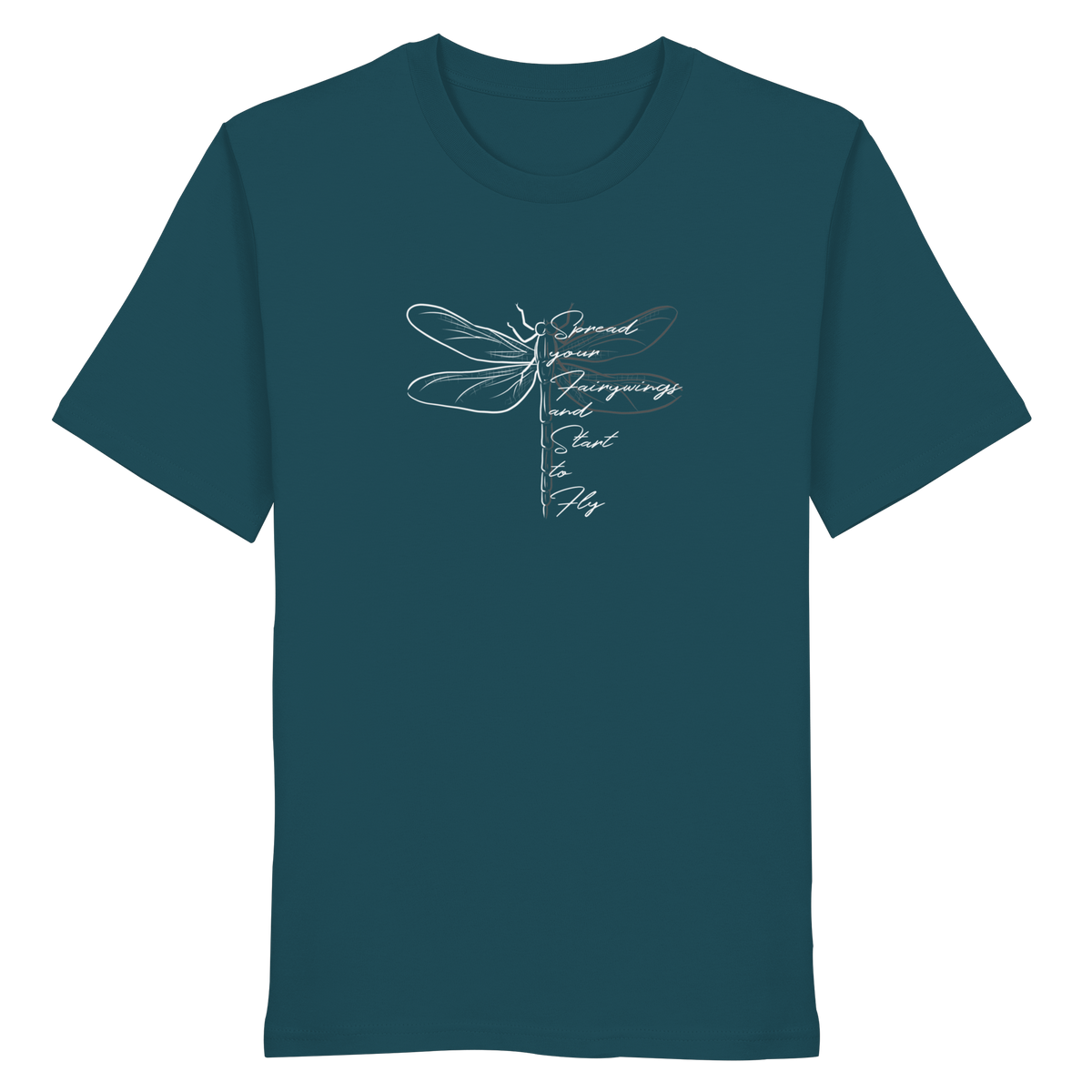 Breite die Flügel aus und flieg los | Libelle - Organic Shirt