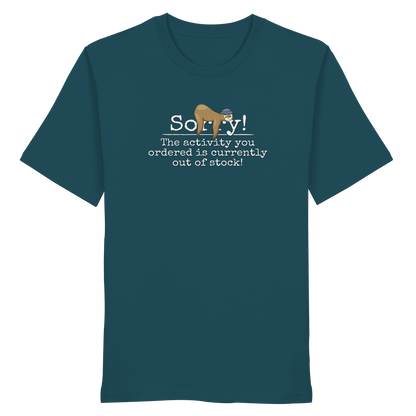No-Activity Faultier - Organic Shirt