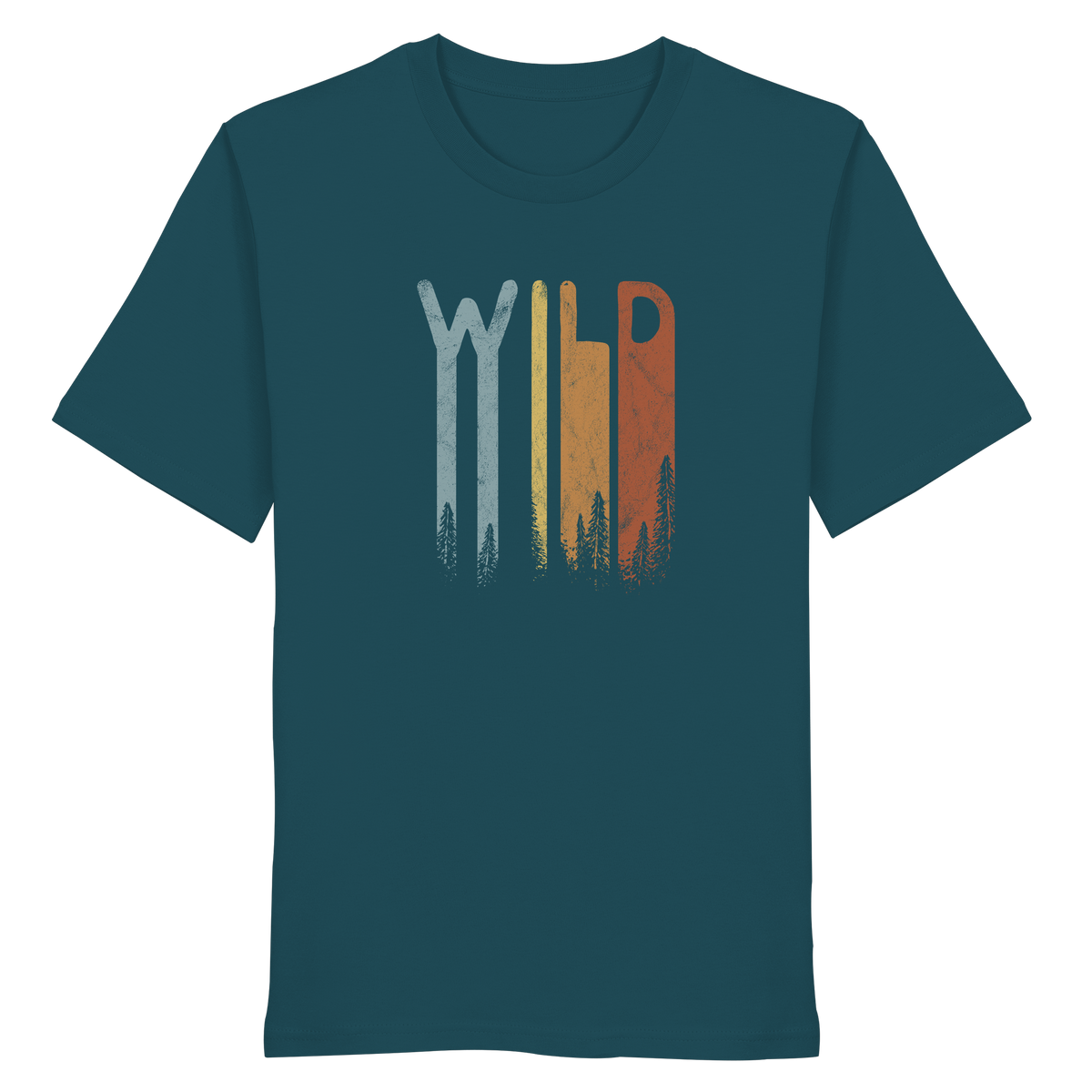 Wild Retro Schriftzug - Organic Shirt