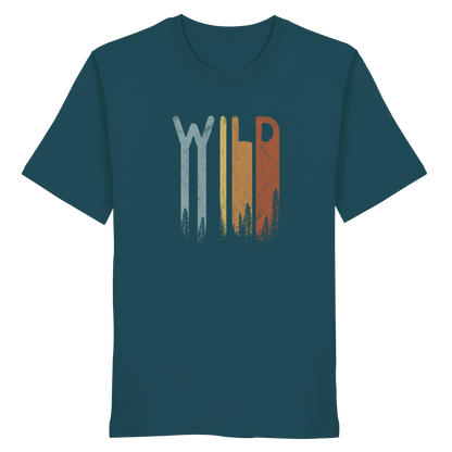 Wild Retro Schriftzug - Organic Shirt