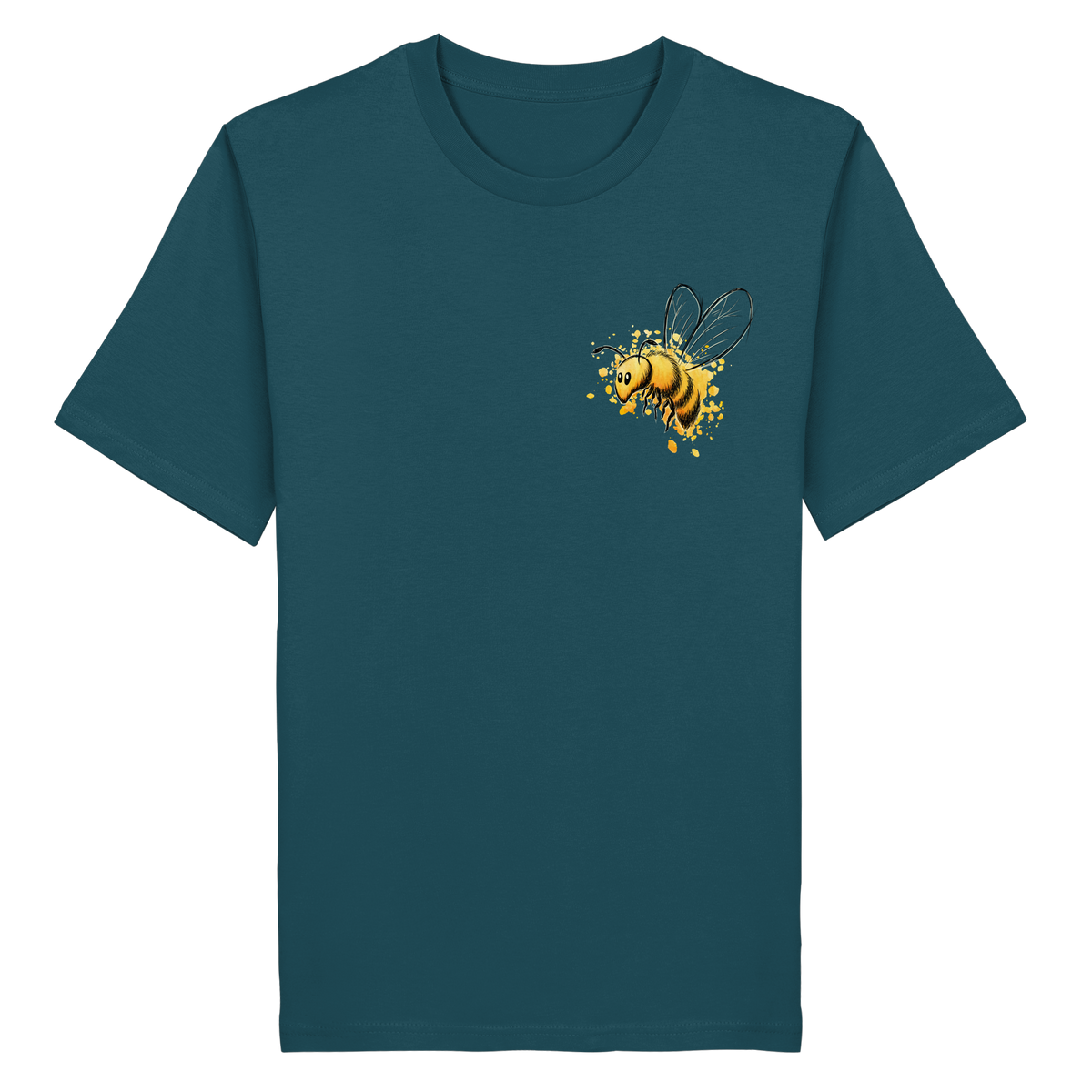 Lässige kleine Honig-Biene - Organic Shirt