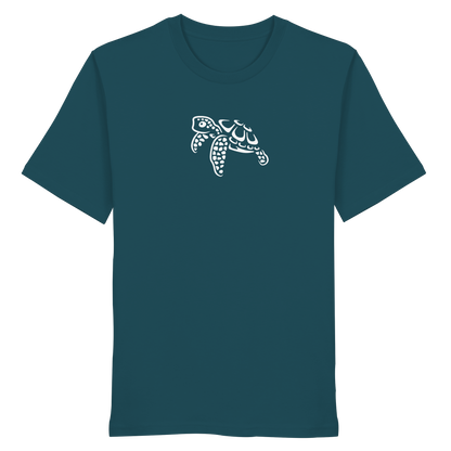 schwimmende Meeres-Schildkröte - Organic Shirt