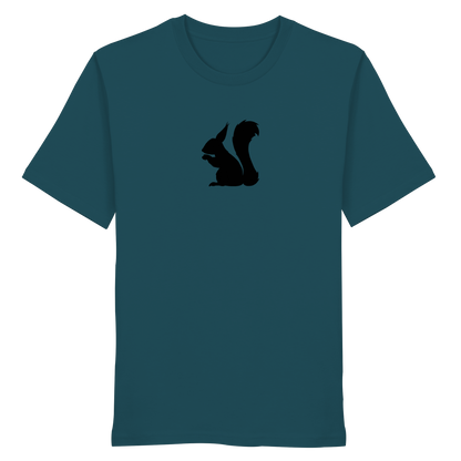 Eichhörnchen Silhouette - Organic Shirt