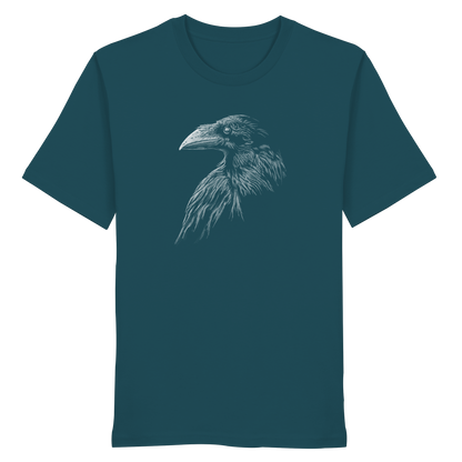 Kritzelkunst Rabe Krähe - Organic Shirt