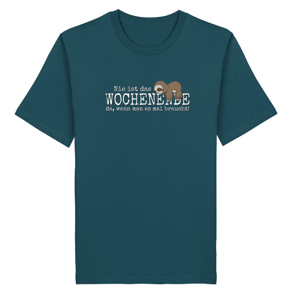 Kawaii Faultier Wochenende - Organic Shirt