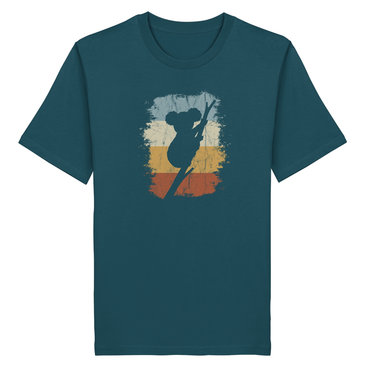 Retro kletternder Koala-Bär - Organic Shirt