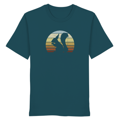 Retro Eichhörnchen Silhouette - Organic Shirt
