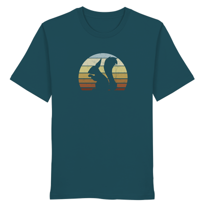 Retro Eichhörnchen Silhouette - Organic Shirt