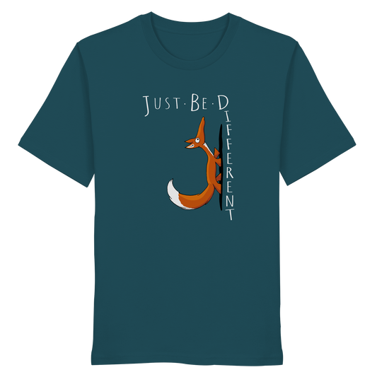 Just Be Different | Sei Anders, kleiner Fuchs - Organic Shirt