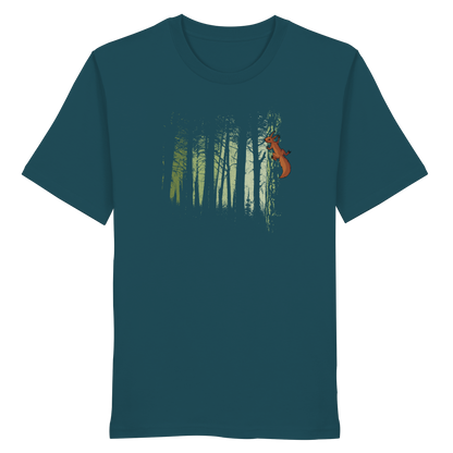 Eichhörnchen im Zwielicht-Wald - Organic Shirt