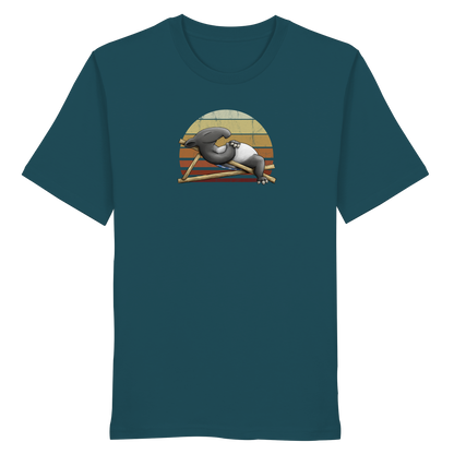 Lässiger Retro Sundown Tapir - Organic Shirt
