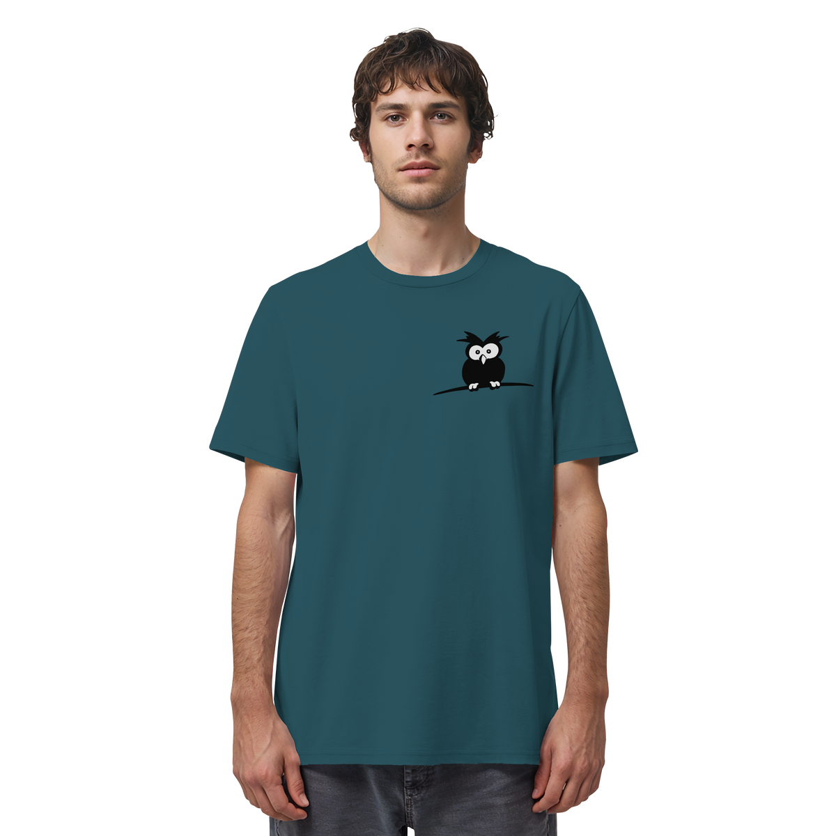 Kleine struppige Eule - Organic Shirt