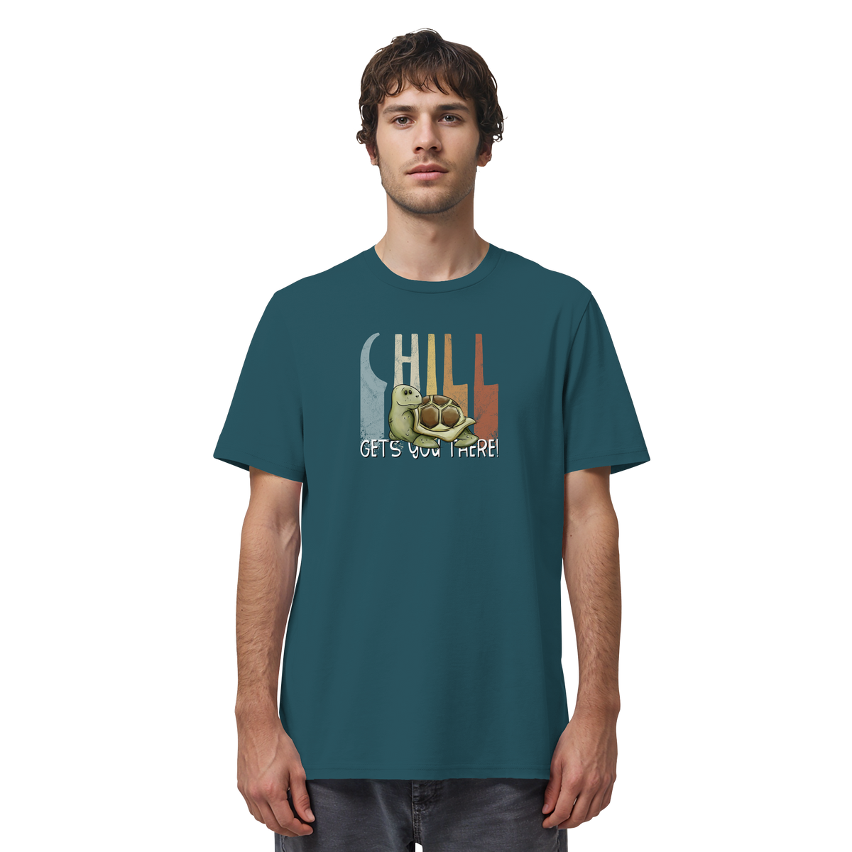 Gechillt gemütliche Schildkröte - Organic Shirt
