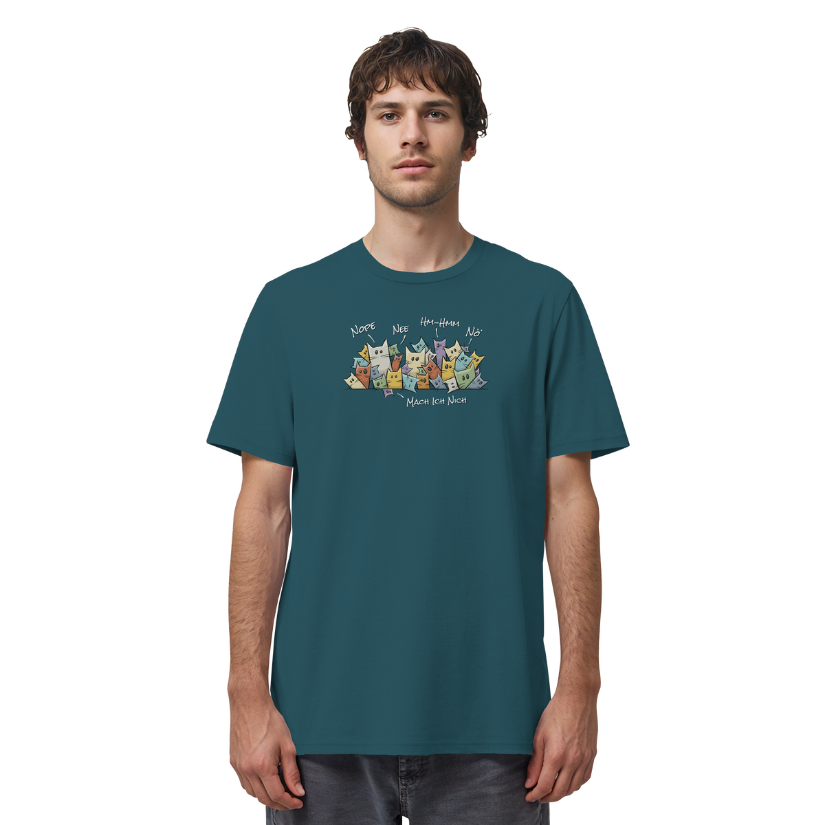 Nope, Nee, Nö Katzen - Organic Shirt