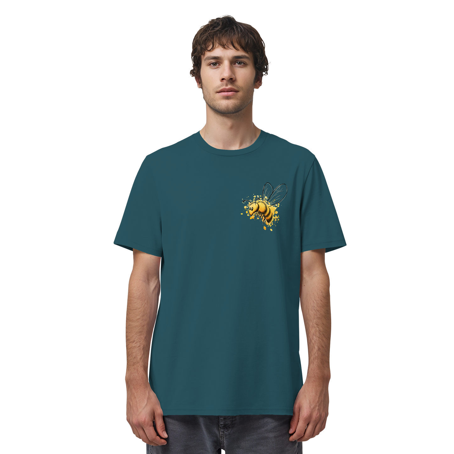 Lässige kleine Honig-Biene - Organic Shirt