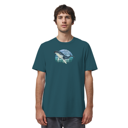 Retro Unterwasser Buckelwal - Organic Shirt