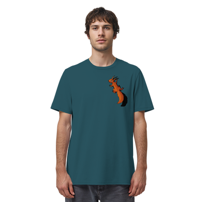 Süßes Eichhörnchen klettert - Organic Shirt