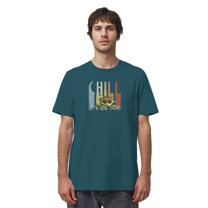 Gechillt gemütliche Schildkröte - Organic Shirt
