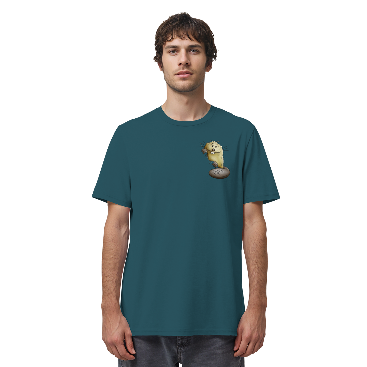 Lustiger frecher Biber - Organic Shirt