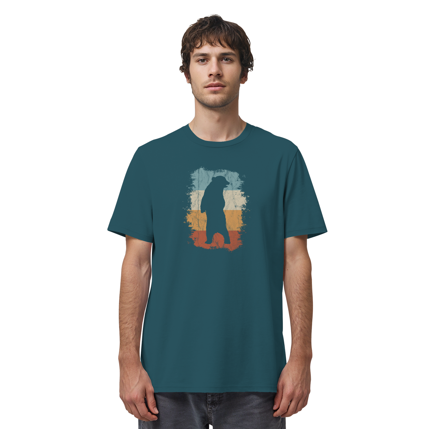 Retro Bären-Silhouette - Organic Shirt